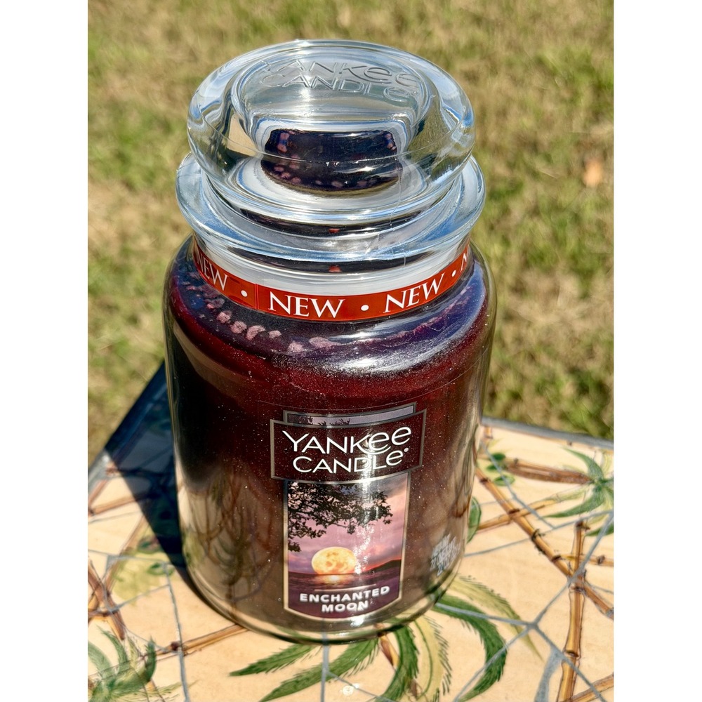 Yankee Candle Enchanted Moon Large Jar Candle 22 oz Shimmer Wax New Retired